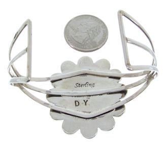 Multicolor Turquoise Inlay Sterling Silver Cuff Bracelet AW70351